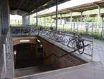 Bahnsteig Gleis 1 Eingang Fu�g�ngerunterf�hrung.