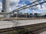 Spoor 1 en 2 w�hrend Bauarbeiten Den Haag Centraal Station 02-09-2025.