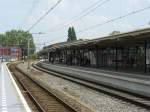 Gleis 10 und 11 Gouda 31-07-2014.

Spoor 10 en 11 station Gouda 31-07-2014.