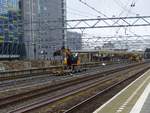 Bauarbeiten Gleis 3 bis 6 Leiden Centraal Station 28-03-2019.