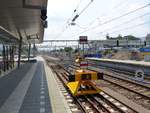 Utrecht Centraal Station Gleis 9 bis 11 Neubau 28-06-2016.