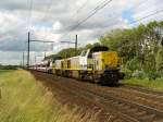 NMBS Loks 7723 und 7719 Donklaan Ekeren, Belgin 22-06-2012.