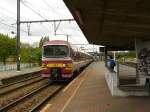 Elektrisch/271511/nmbs-treinstel-ms86-nummer-902-station NMBS treinstel MS86 nummer 902. Station Antwerpen Noorderdokken 10-05-2013.