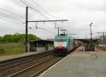 NMBS Lok 2805 Gleis 3 Antwerpen Noorderdokken 10-05-2013.