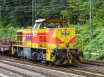 Eisenbahn und Hfen GmbH Diesellok 544 Abzweig Lotharstrasse, Forsthausweg, Duisburg 08-07-2016.