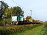 RTS (Rail Transport Service GmbH) Swietelsky Diesellokomotive 1275 Haagsche Strasse, Elten 30-10-2015.