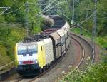 TXL locomotief 189 995 Siemens Dispolok (ES 64 F4-089) in Elten 11-09-2013.
