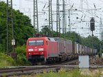 DB Schenker Lok 152 142-6 Rangierbahnhof Gremberg, Bahnbergang Porzer Ringstrae, Kln 09-07-2016.