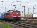 DB Cargo Lok 155 206-6 Gterbahnhof Oberhausen West 13-10-2017.