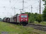 DB Cargo Lokomotive 185 402-5 Kalkumerstrasse, Lintorf 09-07-2020.