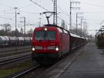 DB Cargo Lokomotive 193 344-9 ( 91 80 6193 344-9 D-DB ) Gleis 4 Emmerich am Rhein 12-03-2020.