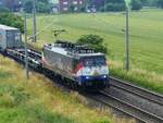 RFO (Rail Force One) Lokomotive 189 213-2 (91 80 6189 213-2 D-DISPO) Baumannstrasse, Praest 18-06-2021.