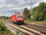 DB Cargo Lokomotive 187 028-4 ( 91 80 6187 128-4 D-DB) station Salzbergen 16-09-2021.