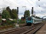 Keolis Eurobahn Stadler FLIRT 3 Triebzug ET 4.05 Gleis 4 Bahnhof Salzbergen 16-09-2021.