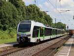 VIAS Triebzug ET 25 2302 Gleis 2 Bahnhof Empel-Rees 11-07-2024.