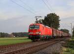 DB Cargo Lokomotive 193 304 -3 (91 80 6193 304-3 D-DB) bei Bahnbergang Wasserstrasse, Hamminkeln 18-10-2024.

DB Cargo locomotief 193 304 -3 (91 80 6193 304-3 D-DB) bij overweg Wasserstrasse, Hamminkeln 18-10-2024.