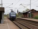 RBH (Rail Barge Harbour) Lokomotive 145 013-9 Gleis 3 Bahnhof Salzbergen 17-04-2025.

RBH (Rail Barge Harbour) locomotief 145 013-9 spoor 3 station Salzbergen 17-04-2025.