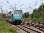 Keolis Eurobahn Stadler FLIRT 3 Triebzug ET 4.05 Gleis 3 Bahnhof Salzbergen 27-08-2025.

Keolis Eurobahn Stadler FLIRT 3 treinstel ET 4.05 spoor 3 station Salzbergen 27-08-2025.