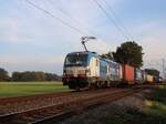 BoxXpress Lokomotive 193 834-9 (91 80 6193 834-9 D-BOXX) bei Bahnbergang Wasserstrasse, Hamminkeln 18-10-2024.