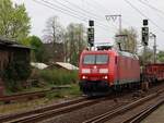 DB Cargo Lokomotive 185 005-6 Gleis 4 Bahnhof Salzbergen 17-04-2025.

DB Cargo locomotief 185 005-6 spoor 4 station Salzbergen 17-04-2025.