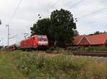 DB Cargo Lokomotive 189 089-6 bei Bahn�bergang Devesstrasse, Salzbergen 27-08-2025.

DB Cargo locomotief 189 089-6 bij overweg Devesstrasse, Salzbergen 27-08-2025.