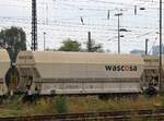 Falns 278 Wascosa vierachsiger Schüttgutwagen mit schlagartiger Schwerkraftentladung mit Nummer 37 TEN 84 NL-WASCO 6634 113-8 Güterbahnhof Oberhausen West, Deutschland 18-08-2022.