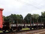 Rmns Drehgestell Rungenwagen mit Nummer 31 RIV 80 D-DB 3961 632-7 bij de overweg Devesstrasse, Salzbergen, Duitsland 27-08-2025.


Rmns vierassige rongenwagen met nummer 31 RIV 80 D-DB 3961 632-7 bij de overweg Devesstrasse, Salzbergen, Duitsland 27-08-2025.
