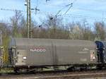 Shimmns Coilwagen aus Holland von Nacco mit Aufschrift  Arcelor Mittal  und Nummer 37 TEN-RIV 84 NL-NACCO 4668 032-4 Rangierbahnhof Kln Gremberg, Deutschland 31-03-2017.