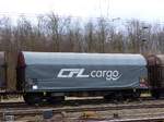 Shimms CFL Cargo Coilwagen aus Luxemburg mit Nummer 31 RIV 82 L-CFLCA 4679 127-7 Rangierbahnhof Kln Gremberg.