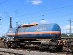 Zagns Wascosa Drehgestell-Kesselwagen mit Nummer mit Aufschrift Grillo und Nummer 37 TEN 80 D-WASCO 7809 097-4 Gterbahnhof Oberhausen West 11-07-2024.

Zagns vierassige ketelwagen van Wascosa met opschrift Grillo en nummer 37 TEN 80 D-WASCO 7809 097-4 goederenstation Oberhausen West 11-07-2024.