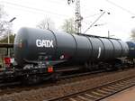 Zacns GATX Drehgestell-Kesselwagen aus Holland mit Nummer 37 TEN 84 NL-GATXD 7841 528-4 Cleis 4 Bahnhof Salzbergen, Deutschland 17-04-2025.

Zacns vierassige ketelwagen uit Nederland van GATX met nummer 37 TEN 84 NL-GATXD 7841 528-4 spoor 4 station Salzbergen, Duitsland 17-04-2025.