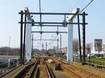 Eisenbahnbrücke  Delflandse Buitensluis , Vlaardingen 16-03-2017. 

Spoorbrug over de Delflandse Buitensluis, Vlaardingen 16-03-2017.