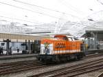 Locon Diesellok 220 Gleis 6 Leiden Centraal Station 15-07-2014.