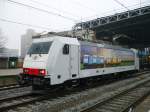 Elektrisch/136333/traxx-lok-91-80-6186-240-8 TRAXX Lok 91 80 6186 240-8 auf Gleis 2 Rotterdam Centraal Station 02-02-2011. 