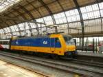 Lok 186 119 (91 84 1186 119-1) spoor 13 Amsterdam Centraal Station 10-06-2015.