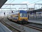 NS DDZ treinstel 7612 Ankunft Gleis 12 Utrecht Centraal Station 03-03-2020.
