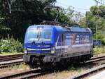 RTB Cargo Lokomotive 193 791-1 (91 80 6193 791-1 D-ELOC) mit Aufschrift  Samen door Europa  Gleis 6 Bahnhof Dordrecht 25-06-2024.