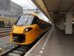 NS ICNG Triebzug 3124 whrend einer Probefahrt. Gleis 2 Leiden Centraal 21-07-2025.

NS ICNG treinstel 3124 tijdens een afname proefrit. Spoor 2 Leiden Centraal 21-07-2025.