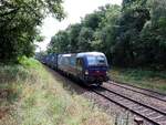 SBB Cargo Lokomotive 193 522-5 (91 80 6193 522-5 D-SIEAG) mit dem Name  Elbe  bei Bahn�bergang Auxiliatrixweg,Venlo, Niederlande 24-07-2025.

SBB Cargo locomotief 193 522-5 (91 80 6193 522-5 D-SIEAG) met de naam  Elbe  bij de overweg Auxiliatrixweg,Venlo, Nederland 24-07-2025.