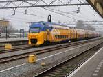 NS DD-IRM-VI Triebzug 8731 Gleis 7 Leiden Centraal Station 10-02-2025.