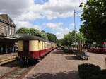  Miljoenenlijn  ZLSM (Zuid‐Limburgse Stoomtrein Maatschappij) Bahnhof Simpelveld 21-08-2024.