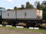ZLSM (Zuid‐Limburgse Stoomtrein Maatschappij) Kbelwagen Nummer 206-07 ex-DSM Baujahr 1962 Talbot Aachen. Bahnhof Simpelveld, Niederlande 21-08-2024.

ZLSM (Zuid‐Limburgse Stoomtrein Maatschappij) Kbelwagen nummer 206-07 ex-DSM bouwjaar 1962 door Talbot Aachen. Station Simpelveld 21-08-2024.
