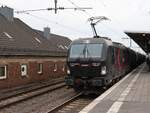 PKP CARGOUNIT Lokomotive 5 370 048 (193 044) mit dem Name  TOMASZ  Gleis 2 Bahnhof Rheine, Deutschland 17-04-2025.