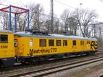 CTO Messwagen ex-Plan C postwagen Gleis 7 Dordrecht 16-02-2017.