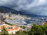 Blick auf Port Hercule, Monaco 03-09-2018.

Uitzicht op Port Hercule, Monaco 03-09-2018.