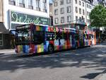 ASEAG (Aachener Strassenbahn und Energieversorgungs AG) Bus 422 Mercedes-Benz O530G C2 Baujahr 2019 Haltestelle Elisenbrunnen, Friedrich-Wilhelm-Platz Aachen 30-04-2025.

ASEAG (Aachener Strassenbahn und Energieversorgungs AG) bus 422 Mercedes-Benz O530G C2 bouwjaar 2019 bushalte Elisenbrunnen, Friedrich-Wilhelm-Platz Aken 30-04-2025.