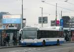 GVBA bus 210 DAF Berkhof Premier-Jonckheer bouwjaar 2000. Prins Hendrikkade Amsterdam 27-11-2013.