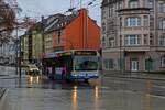 Wagen 304, ein Citaro Solobus fhrt auf der Linie 690 in die Haltestelle Solingen-Rathaus ein.