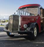 Saurer Reisebus in Koblenz Nhe Deutsches Eck am 29.9.2012