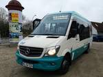 Mercedes Sprinter der Neubrandenburger Verkehrsbetriebe in Neubrandenburg.